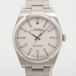 ROLEX OYSTER PERPETUAL 114300 SS AT WHITE DIAL