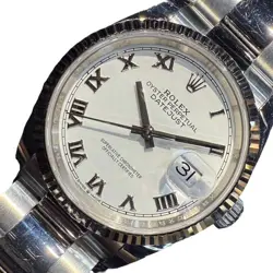 ROLEX DATEJUST 36 126234 K18 WHITE GOLD #071