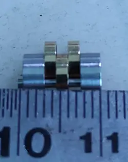 18K WHITE GOLD/ST.STEEL