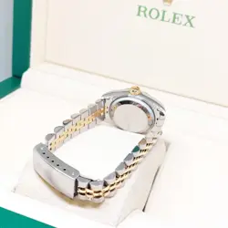Rolex 26mm 18K Half Yellow Gold Red Degrade Big Diamonds Datejust REF: 69173
