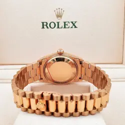 Rolex President Datejust 31mm Factory Champagne Diamond Dial Watch 78278