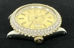Rolex Datejust 36 16013 TWO TONE Gold Silver Jubilee Bracelet Diamond Gold Bezel