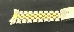 Rolex Datejust 36 16013 TWO TONE Gold Silver Jubilee Bracelet Diamond Gold Bezel