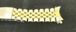 Rolex Datejust 36 16013 TWO TONE Gold Silver Jubilee Bracelet Diamond Gold Bezel