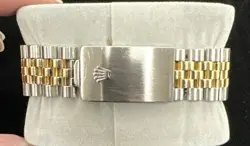 Rolex Datejust 36 16013 TWO TONE Gold Silver Jubilee Bracelet Diamond Gold Bezel