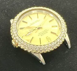 Rolex Datejust 36 16013 TWO TONE Gold Silver Jubilee Bracelet Diamond Gold Bezel
