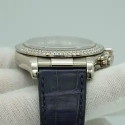 Rolex Daytona Cosmograph 40mm 18k WHITE GOLD Watch FACTORY DIAMOND  116589RBR