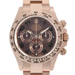 ROLEX COSMOGRAPH DAYTONA 116505 CHOCOLATE BROWN ARABIAN RANDOM NUMBER SECOND...