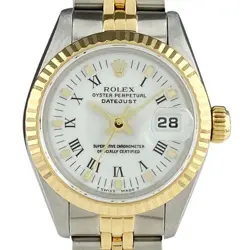 ROLEX DATEJUST 69173 YG AUTOMATIC LADIES #BS176