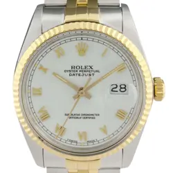 ROLEX DATEJUST 16013 YG AUTOMATIC MEN'S #BS121