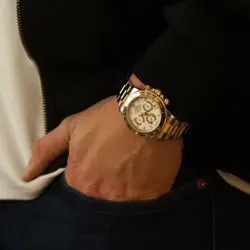 Rolex Daytona Men's Watch 116503 Stainless Steel 18k Gold Automatic Mfr 5Yr Wnty