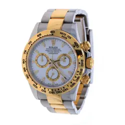 Rolex Daytona Men's Watch 116503 Stainless Steel 18k Gold Automatic Mfr 5Yr Wnty