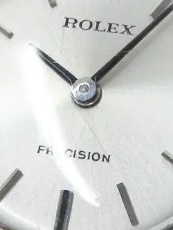 Vintage ROLEX Precision Ladies Watch Silver W/Box 2649 Auth/277