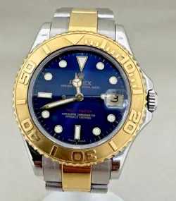 2005/6 ROLEX YACHTMASTER 168623 BLUE DIAL 35MM MID SIZE