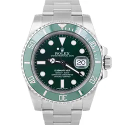 MINT PAPERS ROLEX SUBMARINER DATE HULK GREEN CERAMIC 40MM 116610 LV WATCH BOX