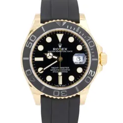 MINT 2023 PAPERS ROLEX YACHT-MASTER YELLOW GOLD OYSTERFLEX 42MM 226658 WATCH BOX