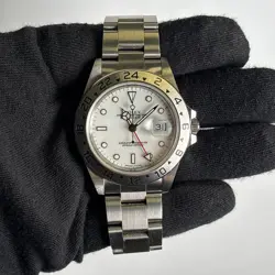 ROLEX EXPLORER II 40MM WHITE DIAL WATCH 16570
