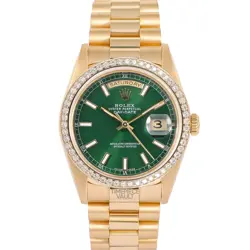36MM GREEN INDEX-DIAMOND