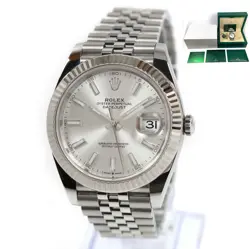 41MM SILVER FLUTED