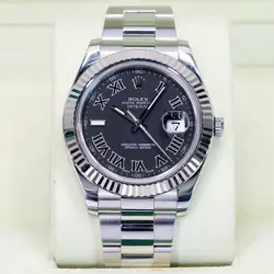 STEEL 41MM OYSTER-SLATE