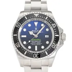 USED ROLEX SEA-DWELLER 126660 BLUE MEN'S WATCH #112110