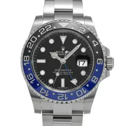 USED ROLEX GMT MASTER II 116710BLNR BLACK CASE: 40×40MM MEN'S WATCH #111810