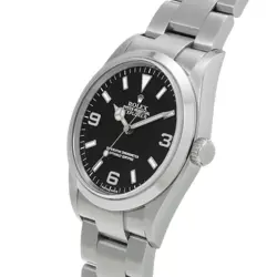 USED ROLEX Explorer 114270 Black Case: 36×36mm Band: 19cm Men's Watch #113710