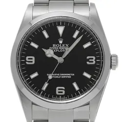 USED ROLEX Explorer 114270 Black Case: 36×36mm Band: 19cm Men's Watch #113710