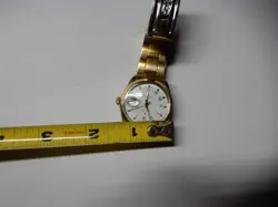 Men's Rolex Watch, gold, medium size, aftermarket gold band with some wear