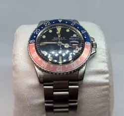 ROLEX GMT-MASTER PEPSI BEZEL REF WORN BY MILITARY VETERN WHILE SERVI (EZS000539)