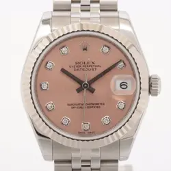 ROLEX DATEJUST 178274G SS×WG AT PINK-FACE 3 EXTRA LINKS