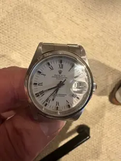 ROLEX MEN'S OYSTER PERPETUAL DATE 15200 (2002)