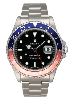 ROLEX GMT MASTER 16700 PEPSI BEZEL MENS WATCH