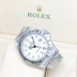 ROLEX 16570 WHITE DIAL EXPLORER 2 (F SERIES)