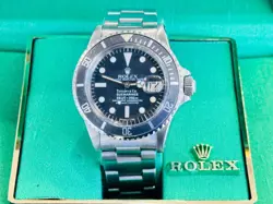 Rolex Submariner Date 1680 Tiffany & Co Dial RARE Vintage Watch Box