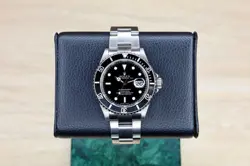 Rolex Submariner 40mm Black Dial and Insert Oyster Band Stainless Steel 16610T