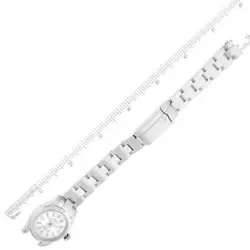 ROLEX OYSTER PERPETUAL PINK HOUR MARKERS STEEL LADIES WATCH 176200