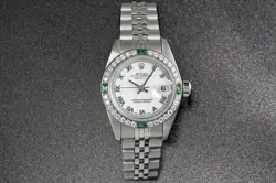 WITH DIAMONDS EMERALDS