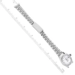 ROLEX DATEJUST STEEL WHITE GOLD MOTHER OF PEARL DIAMOND LADIES WATCH 79174