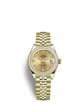 ROLEX DATEJUST GOLD WOMEN'S WATCH - 6917