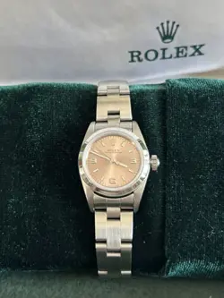 SILVER BEZEL PINK