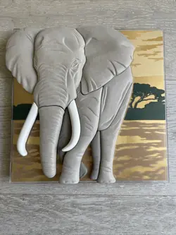 ROLEX DISPLAY ELEPHANT ROLDECO 24CM X 24CM