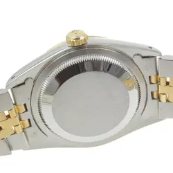 ROLEX Datejust 16233G Champagne Dial 10P Diamond K18YG 45505 watch men TO183564