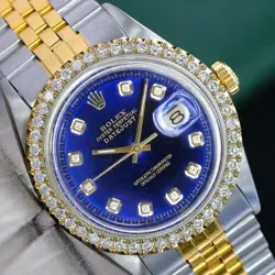 BLUE DIAL 1.80CTW