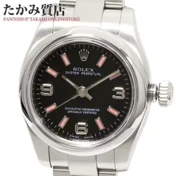ROLEX OYSTER PERPETUAL 176200 LADIES WATCH FROM JAPAN G0111
