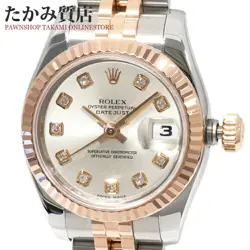 ROLEX DATEJUST 179171G LADIES WATCH FROM JAPAN G0111