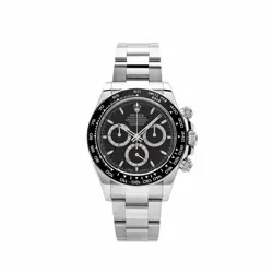 ROLEX DAYTONA 126500LN STAINLESS STEEL BLACK DIAL MEN'S WATCH (2024)