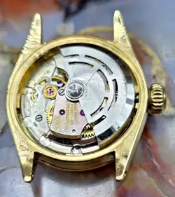 Rolex Rare Vintage 6516 Lady Datejust 18k /14k Solid Gold Watch 64.6 Grams
