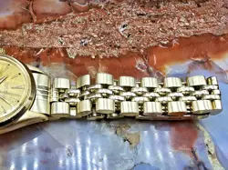 Rolex Rare Vintage 6516 Lady Datejust 18k /14k Solid Gold Watch 64.6 Grams