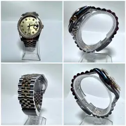 Rolex 16233 Oyster Perpetual Datejust Jubilee Dia Bezzel/Dial 18K St (WMP011217)